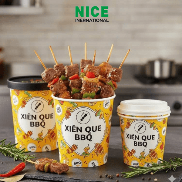 Ly giấy đựng xiên que 2 Ly giấy đựng xiên que - Ảnh 2