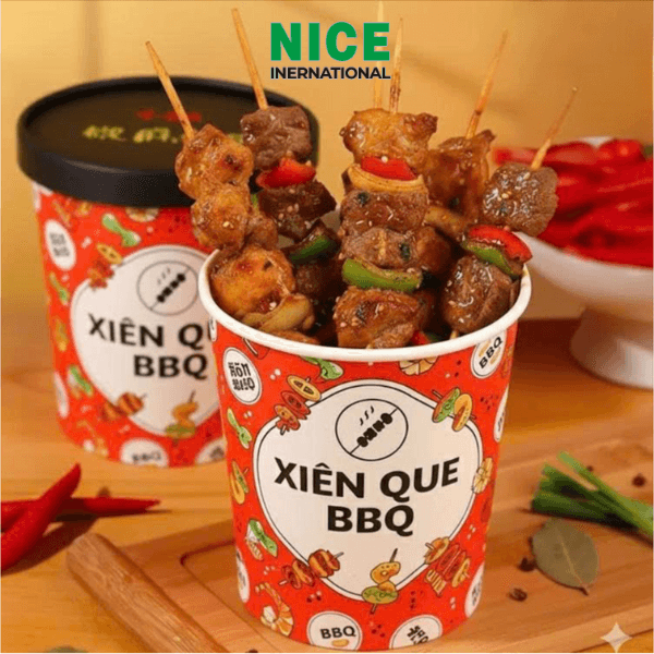 Ly giấy đựng xiên que 1 Ly giấy đựng xiên que