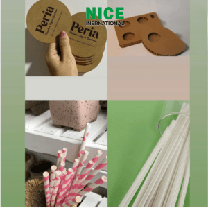 Ống hút giấy, cây khuấy, lót ly