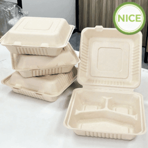 Alternative view of Hộp bã mía nắp gập