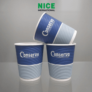 Ly giấy gợn sóng