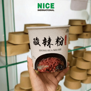 Tô giấy đựng canh nắp giấy