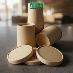 Alternative view of Tô giấy đựng canh nắp giấy