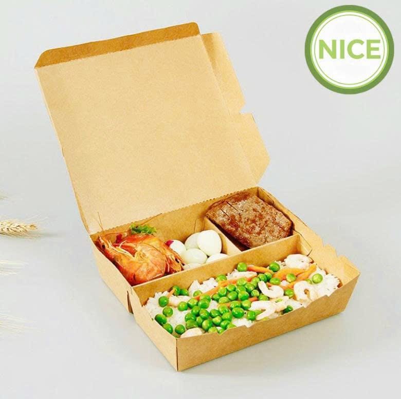 Hộp giấy cơm văn phòng tiện lợi chịu nhiệt an 