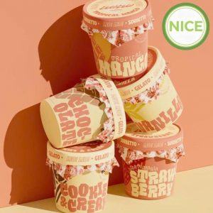 Alternative view of Ly giấy đựng kem nắp giấy