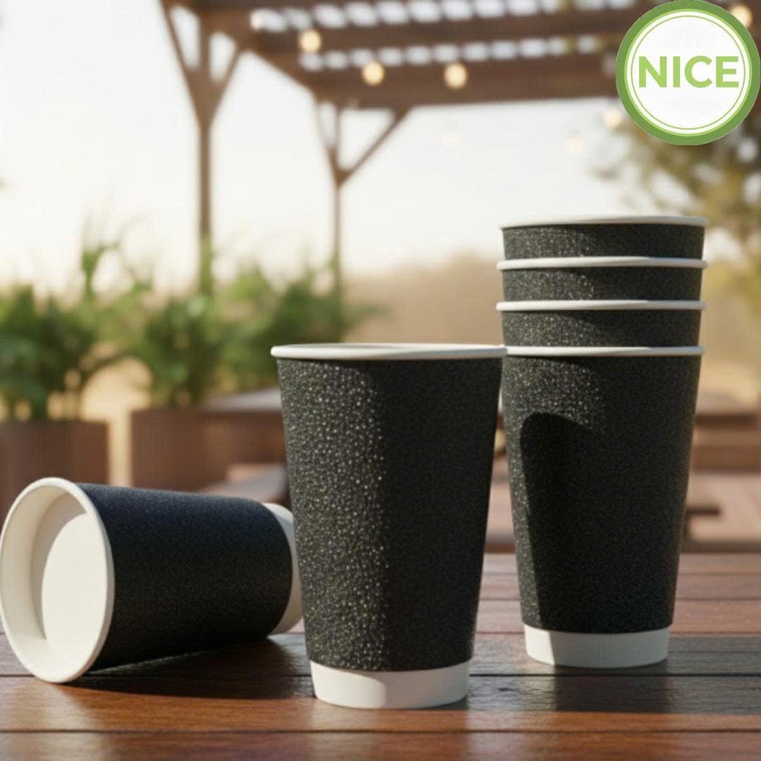 Ly giấy kim tuyến 2 lớp giấy