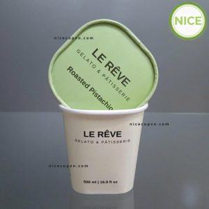 Alternative view of Hộp giấy vuông đựng kem