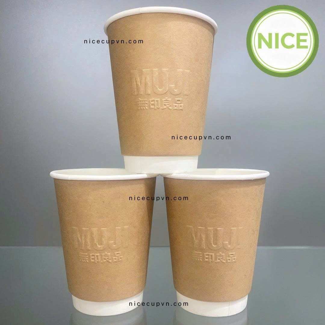 Ly giấy kraft 2 lớp