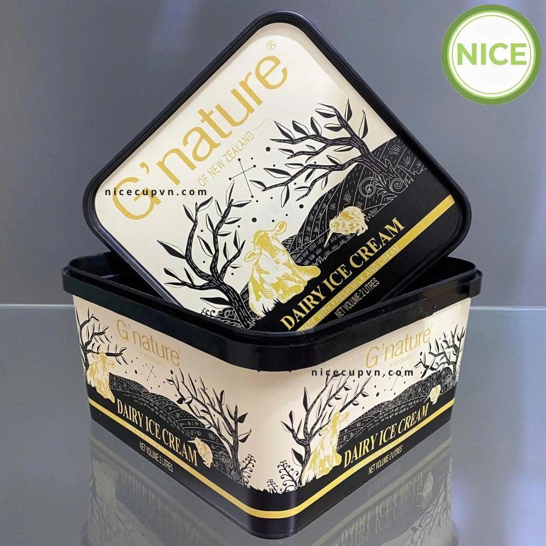 Hộp nhựa vuông đựng kem