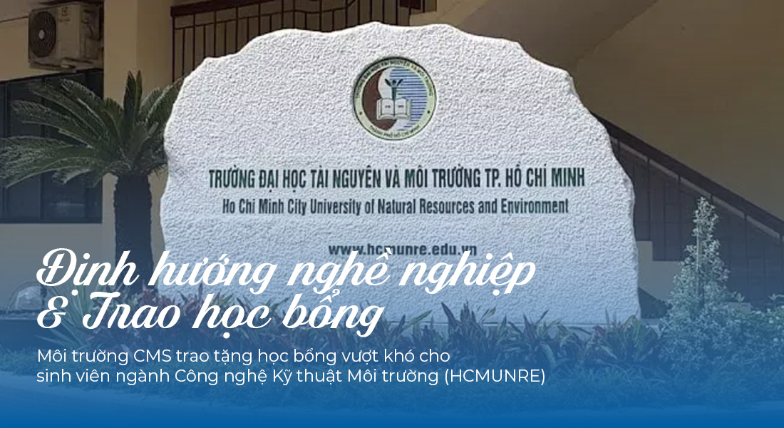 Dinh huong nghe nghiep va trao hoc bong cho sinh vien K14 khoa Ky thuat moi truong