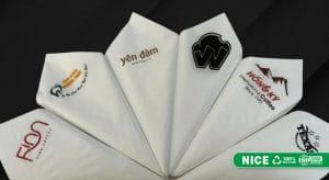 Khan Giay In Logo Tro Thu Dac Luc Cho Moi Khong Gian Am Thuc