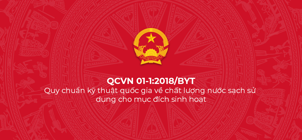 QCVN 01 1 2018 BYT Quy chuan ky thuat quoc gia ve chat luong nuoc sach su dung cho muc dich sinh hoat