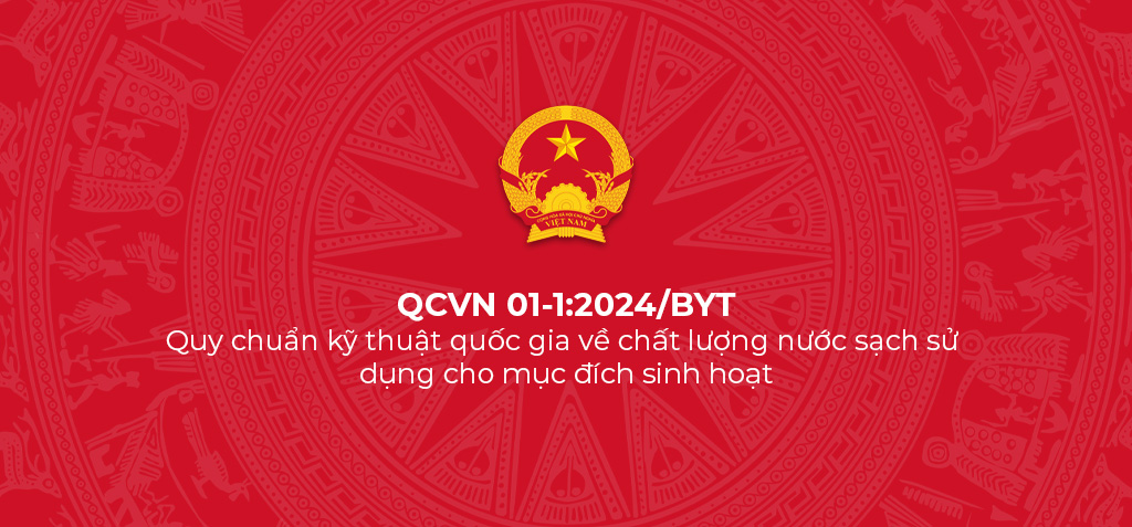 QCVN 01 1 2024 BYT – Quy chuan ky thuat quoc gia ve chat luong nuoc sach su dung cho muc dich sinh hoat