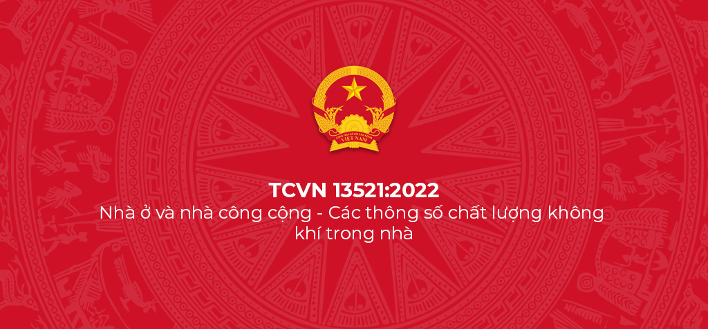 TCVN 13521 2022 Nha o va nha cong cong Cac thong so chat luong khong khi trong nha