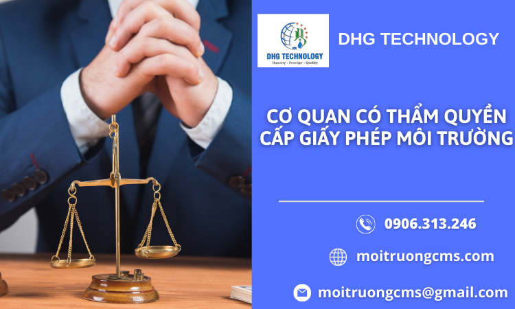 co quan co tham quyen cap giay phep moi truong
