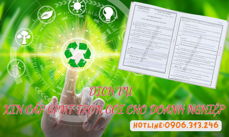 dich vu xin cap giay phep moi truong cho doanh nghiep
