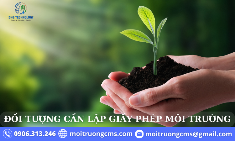 doi tuong can lap giay phep moi truong