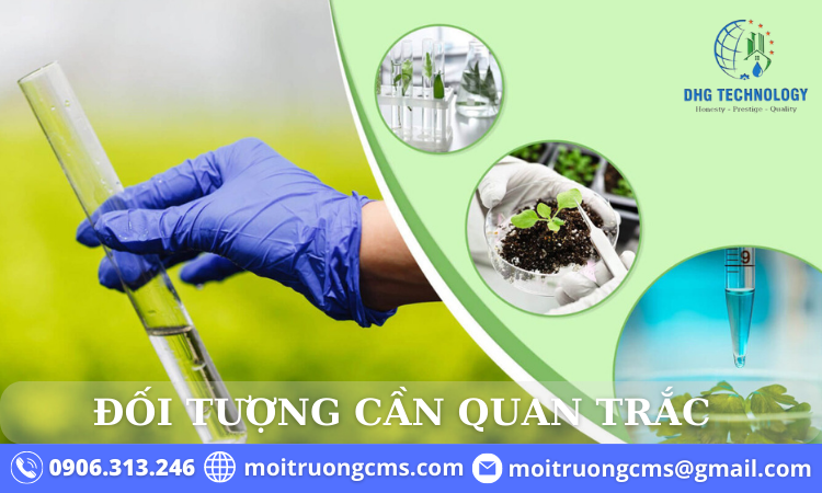 doi tuong can quan trac moi truong