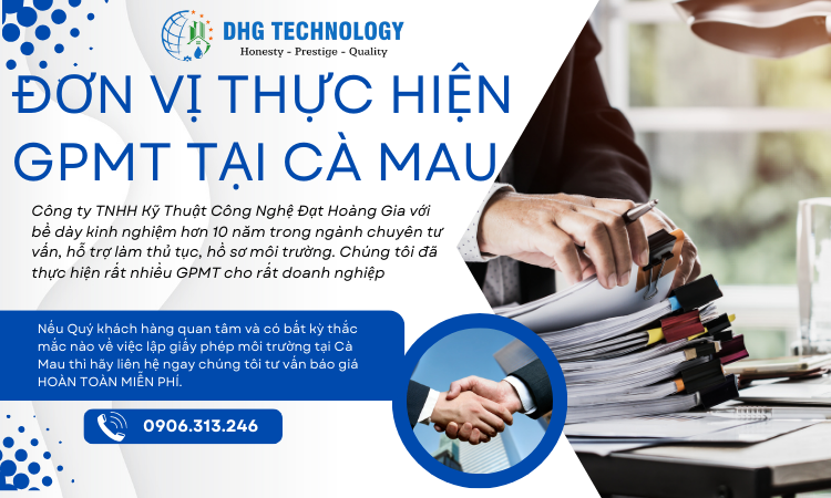 don vi thuc hien giay phep moi truong tai ca mau