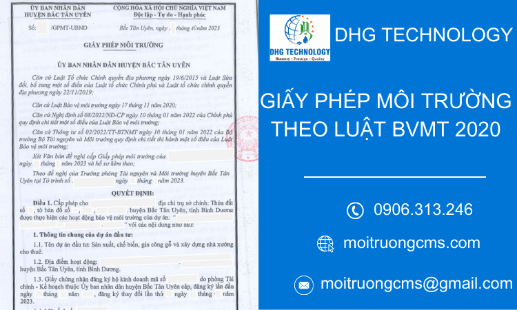 giay phep moi truong la gi