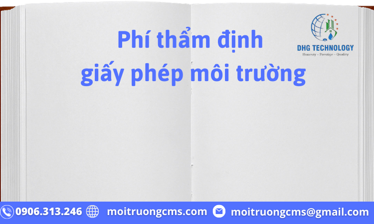 phi tham dinh giay phep moi truong