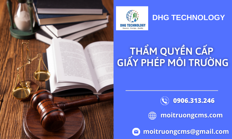 tham quyen cap giay phep moi truong