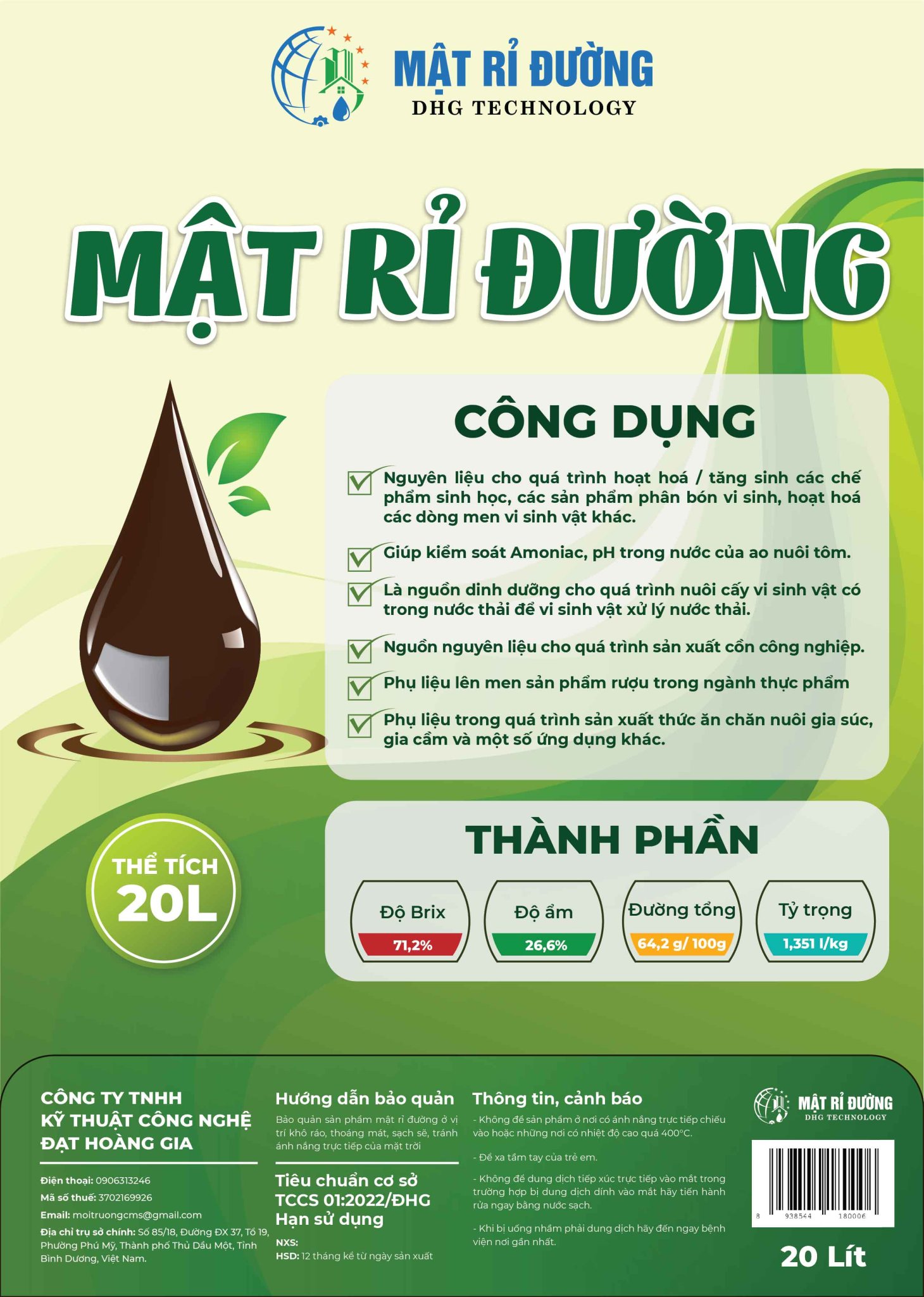 thanh phan mat ri duong