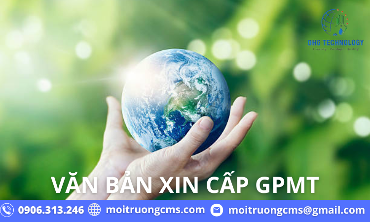 van ban xin cap giay phep moi truong
