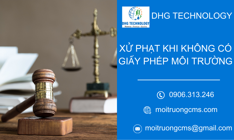xu phat khi khong co giay phep moi truong